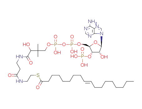 Molecular Structure of 4752-14-1 (ELAIDOYL COENZYME A (C18:1) FREE*ACID AP PROX. 90)
