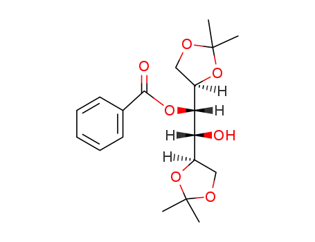 1,2-bis(2,2-dimethyl-1,3-dioxolan-4-yl)-2-hydroxyethyl benzoate (non-preferred name)