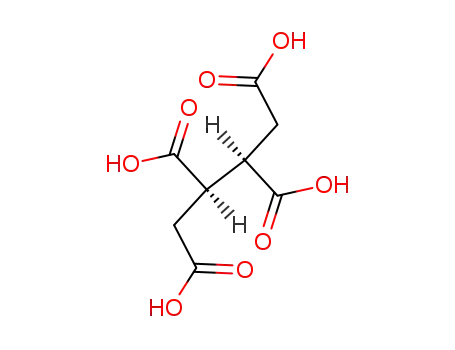 Molecular Structure of 1703-58-8 (1,2,3,4-Butanetetracarboxylic acid)