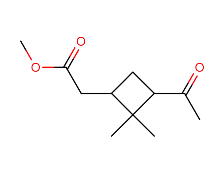 메틸 3-아세틸-2,2-디메틸사이클로부탄아세테이트