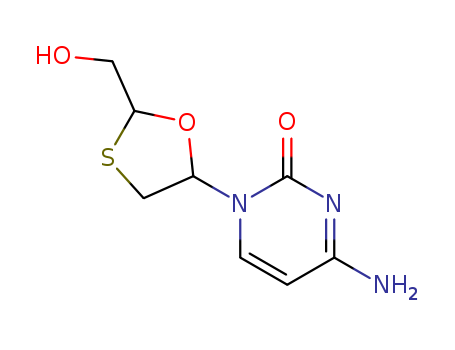 2(1H)-pyrimidinone,4-amino-1-[2-(hydroxymethyl)-1,3-oxathiolan-5-yl]