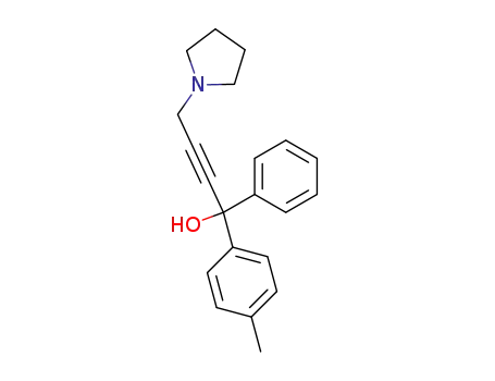 1-Phenyl-4-pyrrolidin-1-yl-1-p-tolyl-but-2-yn-1-ol