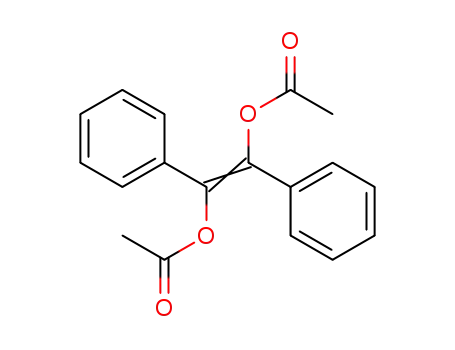 Molecular Structure of 6316-81-0 (1,2-diphenylethene-1,2-diyl diacetate)