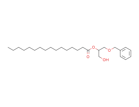 Hexadecanoic acid, 1-(hydroxymethyl)-2-(phenylmethoxy)ethyl ester