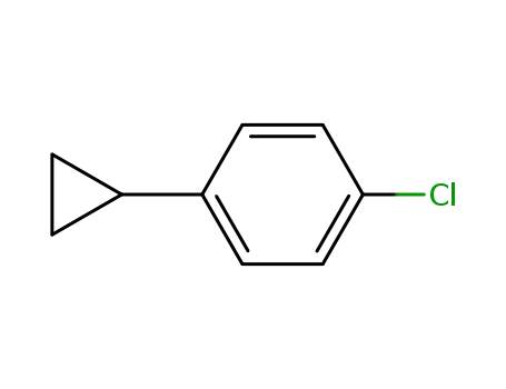 Molecular Structure of 1798-84-1 (Benzene, 1-chloro-4-cyclopropyl-)