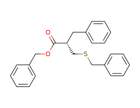 Benzenepropanoic acid, a-[[(phenylmethyl)thio]methyl]-, phenylmethyl
ester, (S)-