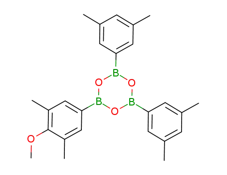 Molecular Structure of 1016971-59-7 (C<sub>25</sub>H<sub>29</sub>B<sub>3</sub>O<sub>4</sub>)