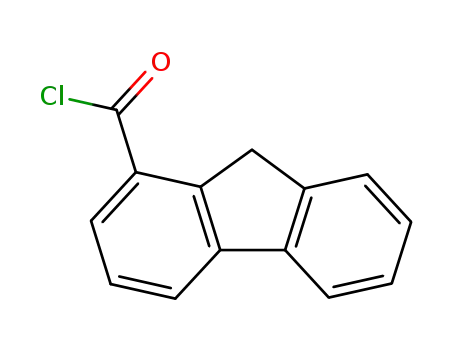 Molecular Structure of 55341-64-5 (9H-fluorene-1-carbonyl chloride)