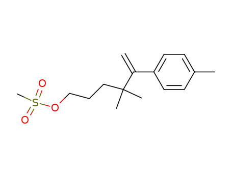 4,4-dimethyl-5-(4-methylphenyl)-hex-5-enyl-1-methanesulfonate