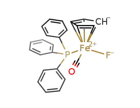 (C<sub>5</sub>H<sub>5</sub>)Fe(CO)(P(C<sub>6</sub>H<sub>5</sub>)3)F