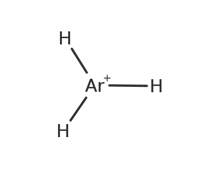 Molecular Structure of 81814-59-7 (Argon(1+), trihydro-)