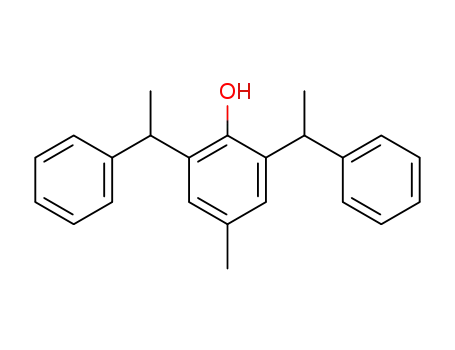 Molecular Structure of 1817-68-1 (2,6-bis(1-phenylethyl)-p-cresol)