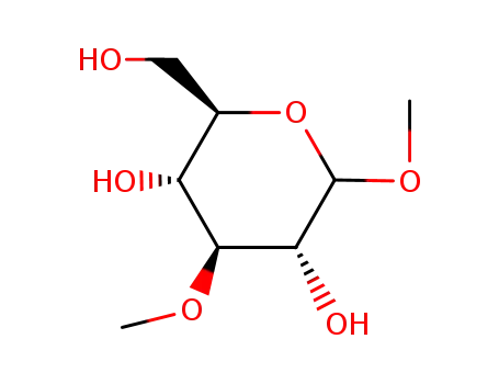 Molecular Structure of 56248-44-3 (Methyl 3-O-methyl-D-glucopyranoside)