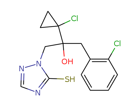 3H-1,2,4-Triazole-3-thione,2-[2-(1-chlorocyclopropyl)-3-(2-chlorophenyl)-2-hydroxypropyl]-1,2-dihydro-