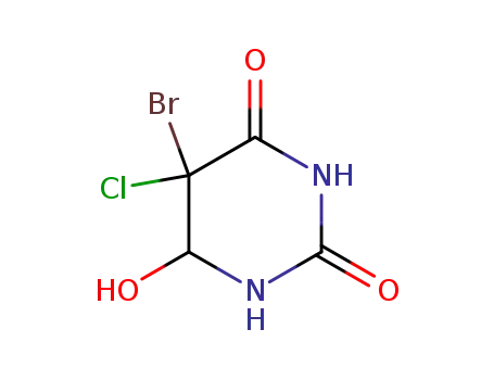 5-bromo-5-chloro-6-hydroxy-dihydro-pyrimidine-2,4-dione