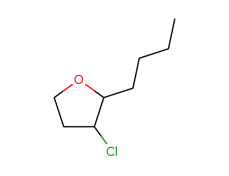 2-butyl-3-chloro-tetrahydro-furan