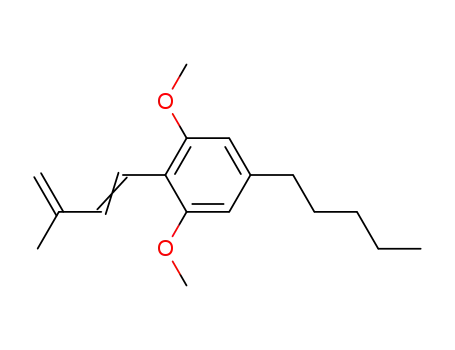 Benzene, 1,3-dimethoxy-2-(3-methyl-1,3-butadienyl)-5-pentyl-