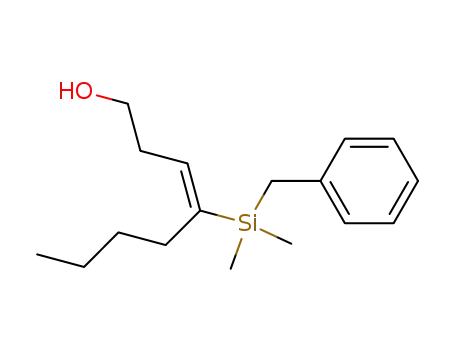 (E)-4-benzyldimethylsilyl-3-octen-1-ol