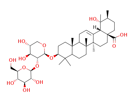 Molecular Structure of 109008-27-7 (ilexsaponin B1)