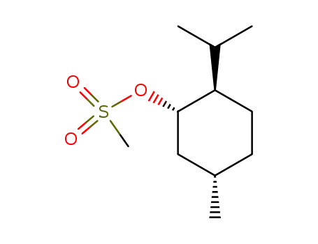 Molecular Structure of 142921-58-2 ((1S,2R,5S)-(+)-menthol Mesylate)