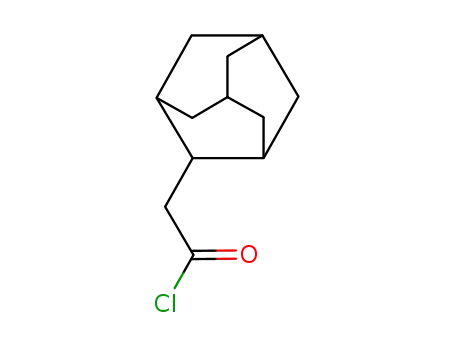 Molecular Structure of 32132-59-5 (2-((1R,3R,5R,7R)-adamantan-2-yl)acetyl chloride)