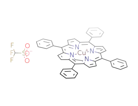 (N-ethyl-5,10,15,20-tetraphenylporphinato)copper(II) trifluoromethanesulfonate