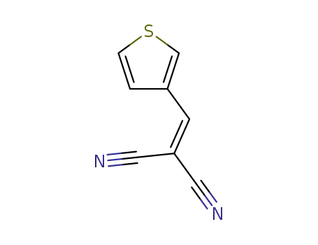 Molecular Structure of 101756-40-5 ((thiophen-3-ylmethylidene)propanedinitrile)