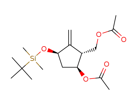 ((1R,3R,5S)-5-acetoxy-3-(tert-butyldimethylsilyloxy)-2-methylenecyclopentyl)methyl acetate