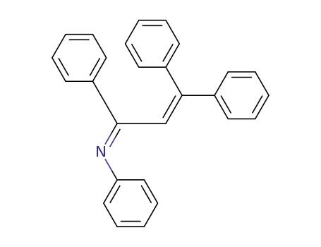 Molecular Structure of 103036-20-0 ((1,3,3-triphenyl-allyliden)-aniline)