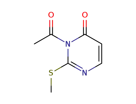 4(3H)-Pyrimidinone,  3-acetyl-2-(methylthio)-