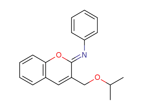 Molecular Structure of 1195864-98-2 ((Z)-3-isopropoxymethyl-2-phenylimino-2H-chromene)