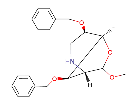 methyl 3,5-di-O-benzyl-2,6-dideoxy-2,6-imino-D-mannofuranoside