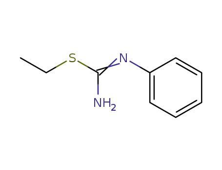 Molecular Structure of 19801-34-4 (S-ETHYL N-PHENYLISOTHIOUREA)