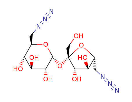 a-D-Glucopyranoside,6-azido-6-deoxy-b-D-fructofuranosyl6-azido-6-deoxy- cas  33585-16-9