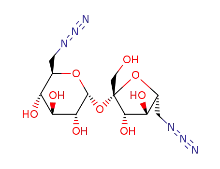 Molecular Structure of 33585-16-9 (6-deoxy-6-triaza-1,2-dien-2-ium-1-ylhex-2-ulofuranosyl 6-deoxy-6-triaza-1,2-dien-2-ium-1-ylhexopyranoside)