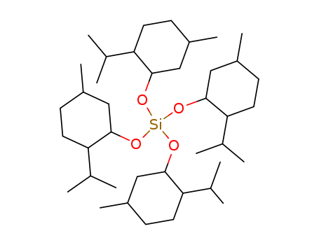 Silicic acid (H4SiO4), tetrakis((1R,2S,5R)-5-methyl-2-(1-methylethyl)cyclohexyl) ester, rel-