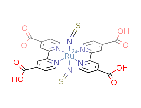 CIS-BIS(ISOTHIOCYANATO)BIS(2,2-BIPYRIDYL-4,4-DICARBOXYLATO)-RUTHENIUM(II)