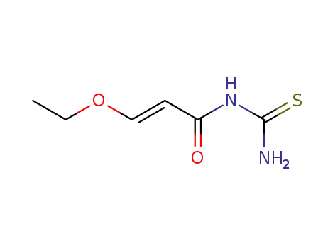 Molecular Structure of 98484-57-2 ((3<i>t</i>-ethoxy-acryloyl)-thiourea)