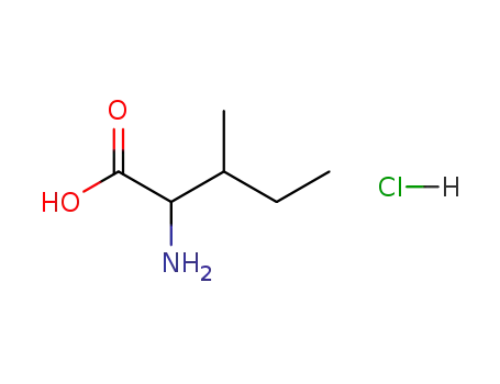 Molecular Structure of 3054-37-3 (DL-isoleucine hydrochloride)