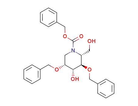 2,4-di-O-benzyl-N-benzyloxycarbonyl-1,5-dideoxy-1,5-imino-D-mannitol