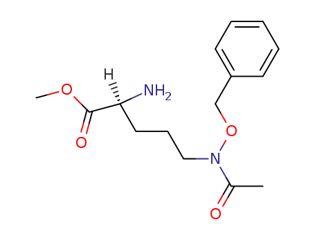(S)-5-(Acetyl-benzyloxy-amino)-2-amino-pentanoic acid methyl ester