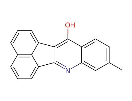 Molecular Structure of 111114-82-0 (9-methyl-acenaphtho[1,2-<i>b</i>]quinolin-12-ol)