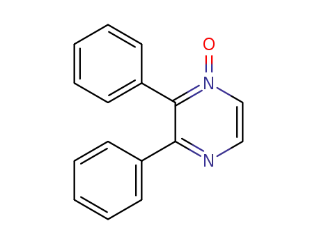 Molecular Structure of 61578-13-0 (Pyrazine, 2,3-diphenyl-, 1-oxide)