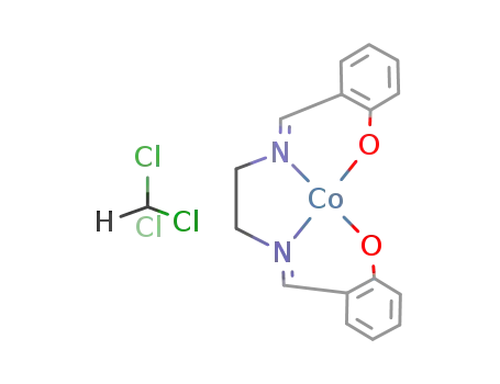 N,N'-di(salicylidene)ethylenediaminatocobalt(II) * CHCl<sub>3</sub>