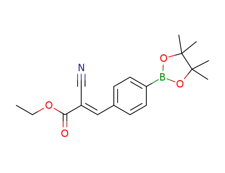 2-시아노-3-[4-(4,4,5,5-테트라메틸-[1,3,2]디옥사-보롤란-2-일)-페닐]-아크릴산 에틸 에스테르