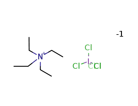 Molecular Structure of 6735-56-4 (tetraethyl-ammonium; chloride , compound with iodine trichloride)