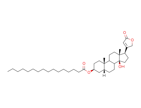 Molecular Structure of 128701-08-6 (digitoxigenin palmitate)