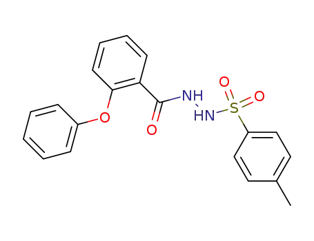 Molecular Structure of 363179-62-8 (N-(2-Phenoxybenzoyl)-N'-(p-tosyl)hydrazine)