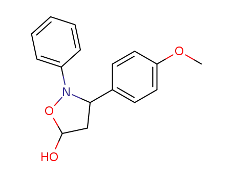 2-Phenyl-3-(4-methoxyphenyl)-5-hydroxyisoxazolidine