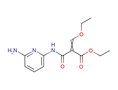 Ethyl-β-ethoxy-α-<N-(6-amino-2-pyridyl)-carbamoyl>-acrylat